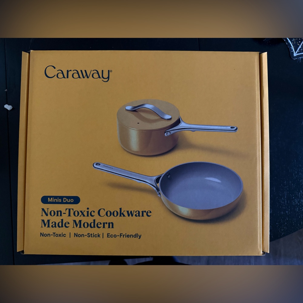 CARAWAY Mini Duo Non-Toxic Cookware Set - yellow
